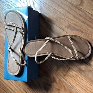 Brown Strappy Sandals